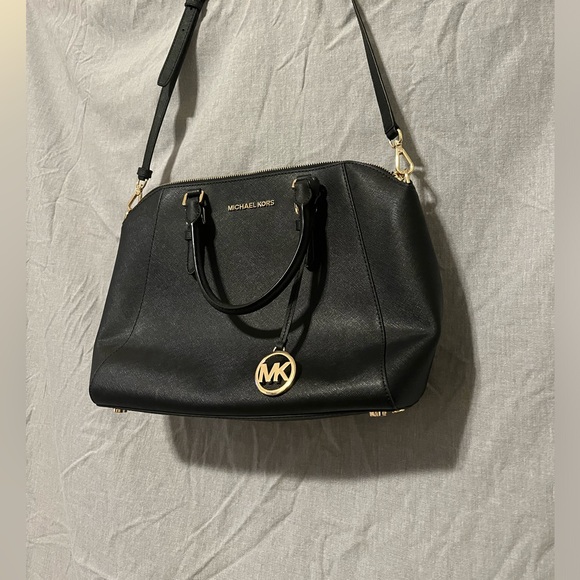 Michael Kors Selma Large Tote - Black Saffiano Leather - Picture 1 of 7
